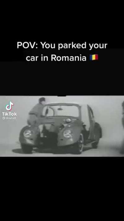 Can't have a car in Romania