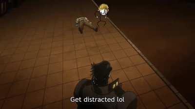 Jotaro got distracted