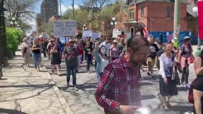 Freedom Rally in Ottawa, ON today! Great turnout today!