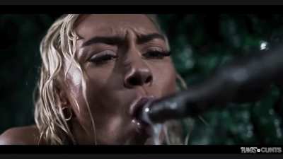 Hot Blonde Chloe Temple CUM stuffed by tentacle cock 