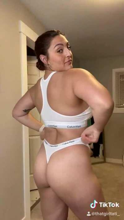 That girl tati bounces like mad!