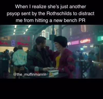 Baby Billy in the Gym trying not to look at the Thick Married Gym Gurls and find dumbbells bigger than 90 lbs. 