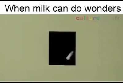What happens when you drink milk
