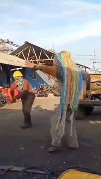 A traditional fertility dance of the Metalworker tribe