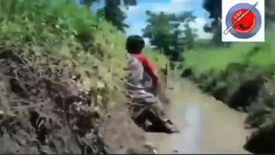 A battle between Myanmar Army and Anti-Junta Forces near Kalay, Sagaing Region. 8/3/2022.