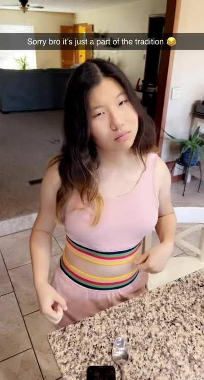 Frat Bros pass around your girlfriend [f]