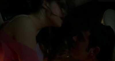 Alexandra daddario riding in a car😉