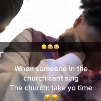 “Take yo time baby”