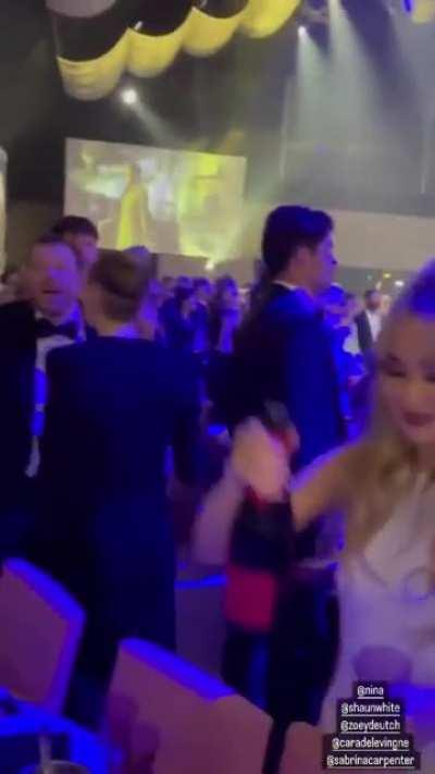 Dancing at the amfar gala