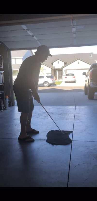 Not even safe without a ball