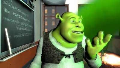 Shrek tells Michael where his fingers really are