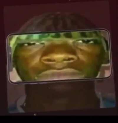 Why does the underage one have a watermelon on head??