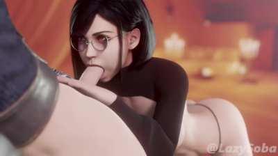 Tifa sucking dick (Soba, Evilaudio) [Final Fantasy]