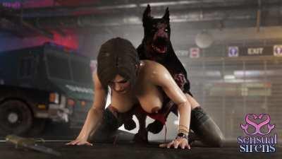 Ada Wong vs the Cerberus (Sound) (SensualSirens) [Resident Evil] 