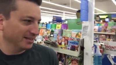 BOOMER picks up shy TEEN at WALMART!