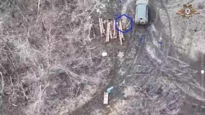 ru pov: Russian drone interrupts Ukrainian evacuation