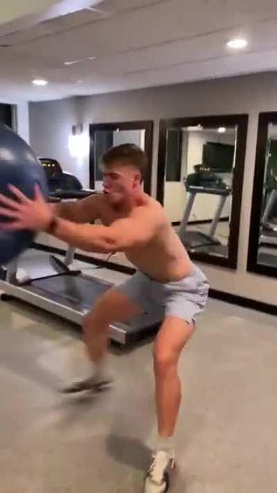 When you and the homie are really feeling it at the gym