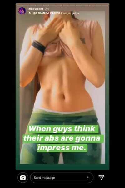 Elli AvrRam's sexy body🔥