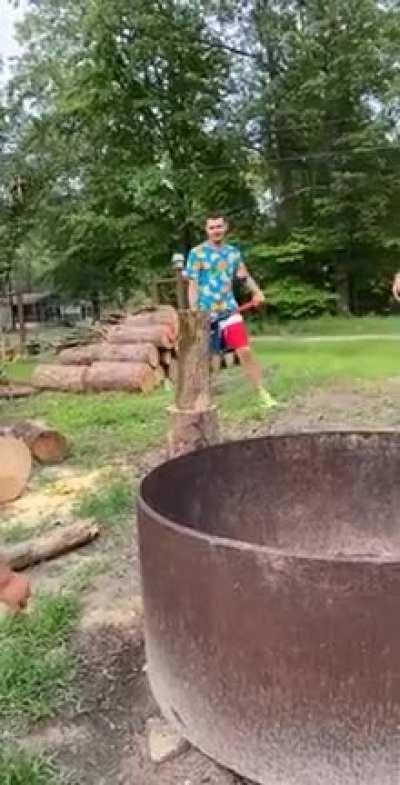 HMB while i split wood