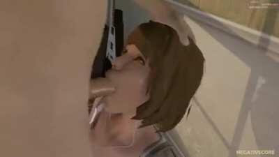 Max getting her mouth fucked (NegativeCoreSFM, Lerico213)