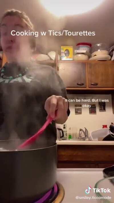 Cooking with tourettes
