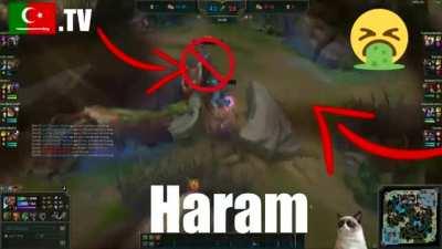 HALAL UDYR 😇 😊👍 REMOVES HARAM 🤮 🤮🤢😬FROM RIFT
