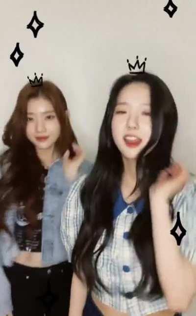 [220426] Yujin & Xiaoting TikTok update: My favorite💓 #XiaoJin