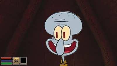 Squidward finds Keening