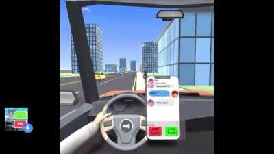 how is this man running people over while getting broke up with