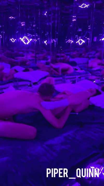 By far my most unique video, fucking in a room of mirrors