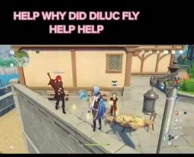 Why diluc did that?
