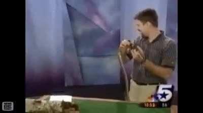 Froggy intervention on Live TV