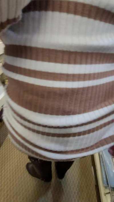 He wants to tease my ass even when we are shopping