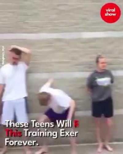 Teens volunteer to get pepper sprayed. Doesn't end well.