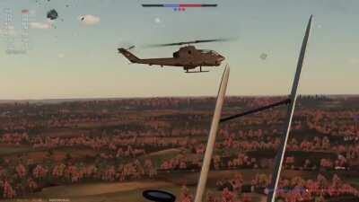 Nice multimillion dollar helicopter you've got there it would be a shame that some russian drunktard in an ancient crop duster decided to have a word with you