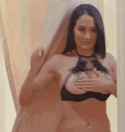 Nikki always loves showing off her rack