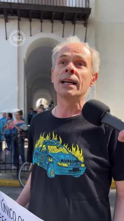 Manifestante de la marcha del 20 de diciembre dice porque marcha.