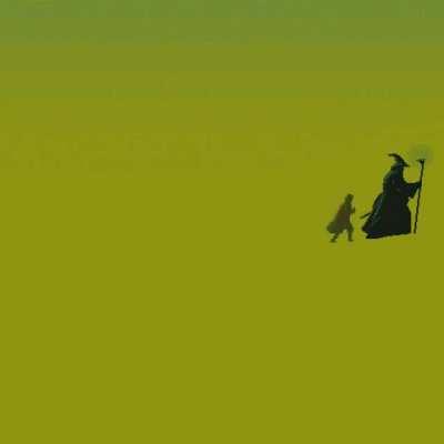 Lord Of The Rings opening title in a Gameboy style