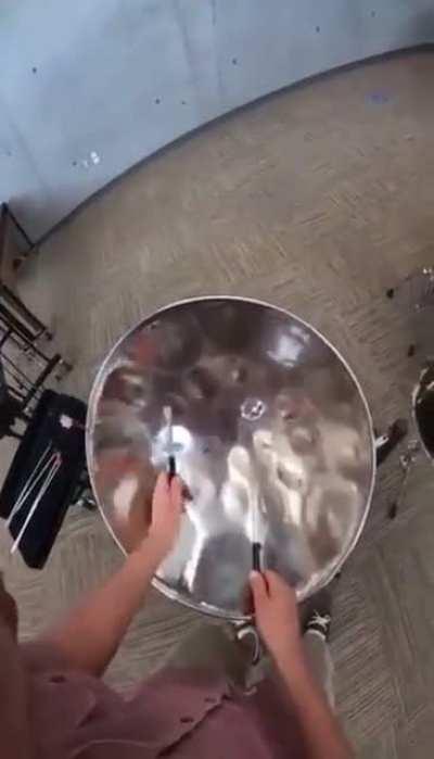 This percussionist