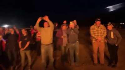 Nice family event in Utah to burn a giant vaccine in effigy.