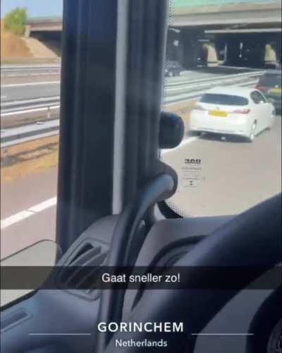 Bikes are even faster than cars on the highway!