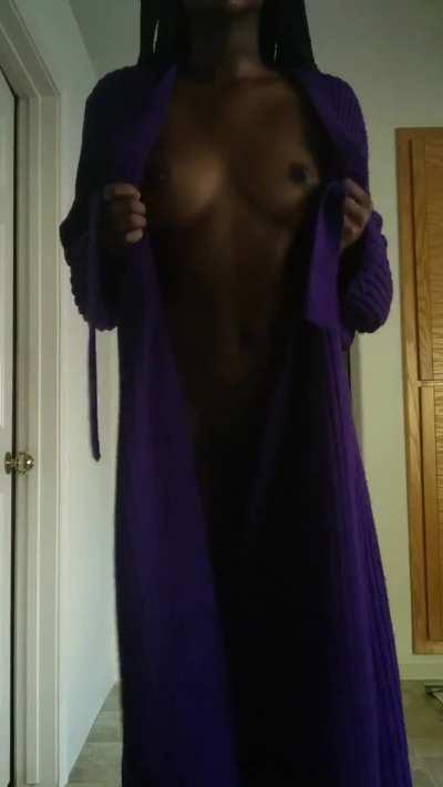 Would you fuck me after seeing what's under my robe? [F19]