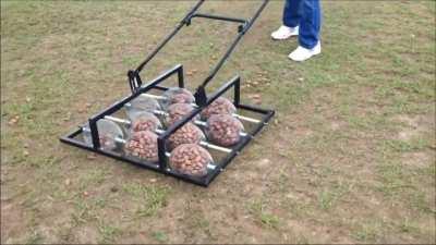 This is called a Multi-Headed Nut Wizard. It picks up nuts and sounds good, too