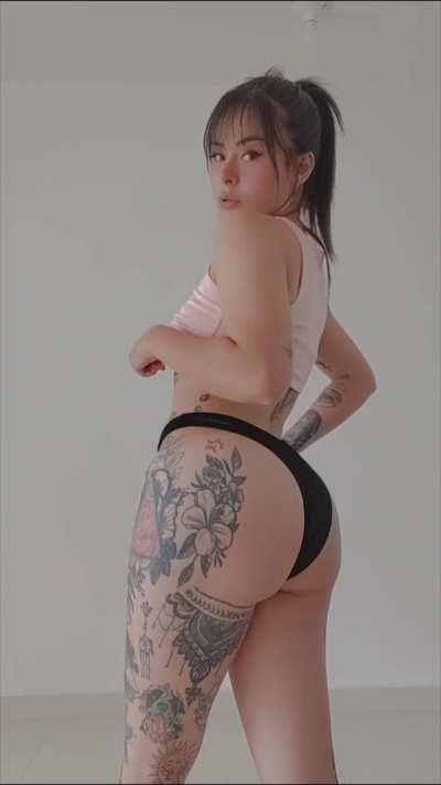 I think my favorite part of my milf body is my small boobs, but my booty is pretty cute too