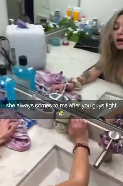 Her ex knows how to take her stress away