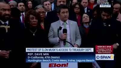 Chants of "lock him up!" ring out about Elon Musk at Democratic Musk protest in DC