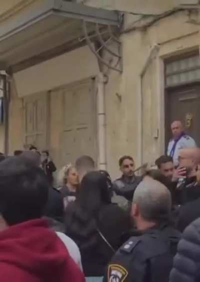 Assault on Christian worshippers celebrating Orthodox Easter in Jerusalem.
