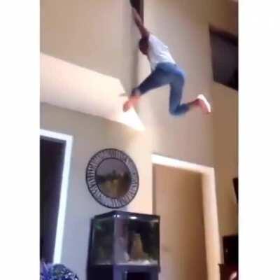 To avoid the fish tank....