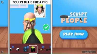 Sculpt Billie Like A Pro... Not Even Once