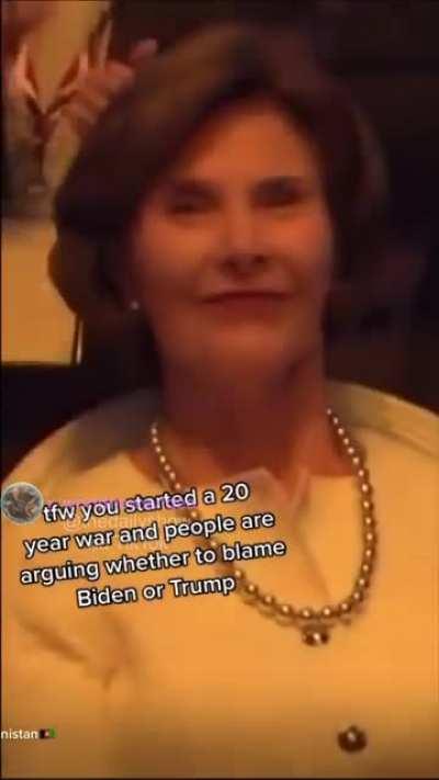 TFW you started a 20 year war and people are arguing whether to blame Biden or Trump: